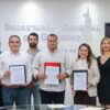 Gobierno BCS y Banco Santander firman convenio para impulsar MiPyMEs y 5 mil becas de formación