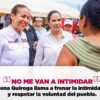 ¿Les molesta que sea mujer o les asusta que tenga el respaldo del pueblo? No me van a intimidar: Milena Quiroga