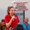 “El transporte público debe ser una opción segura y accesible para todas las personas”: Milena Quiroga